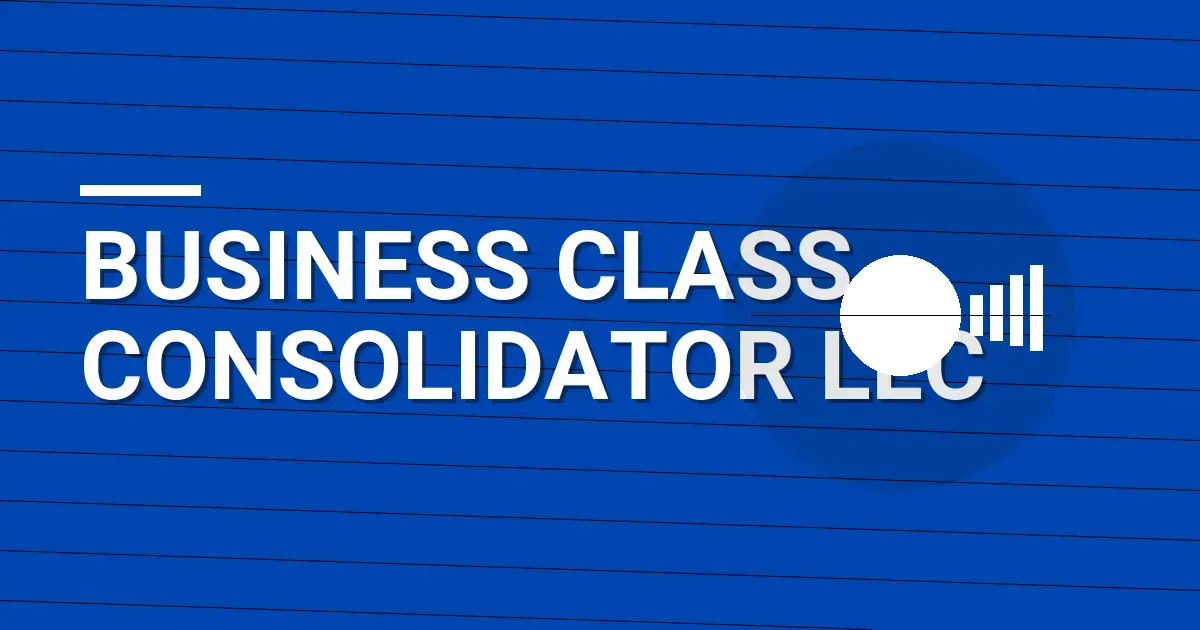 Business Class Consolidator LLC: A Comprehensive Overview