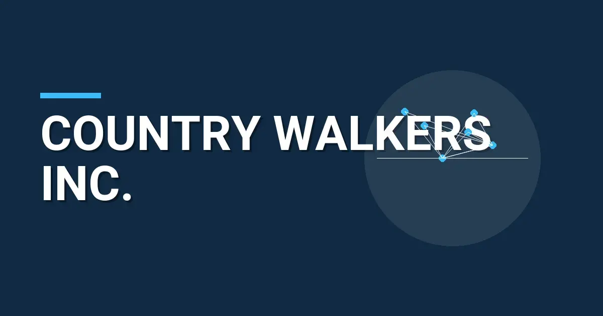 Country Walkers Inc.: Pioneering the Travel Experience