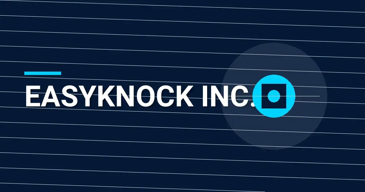 EasyKnock Inc.: Pioneering Real Estate Solutions