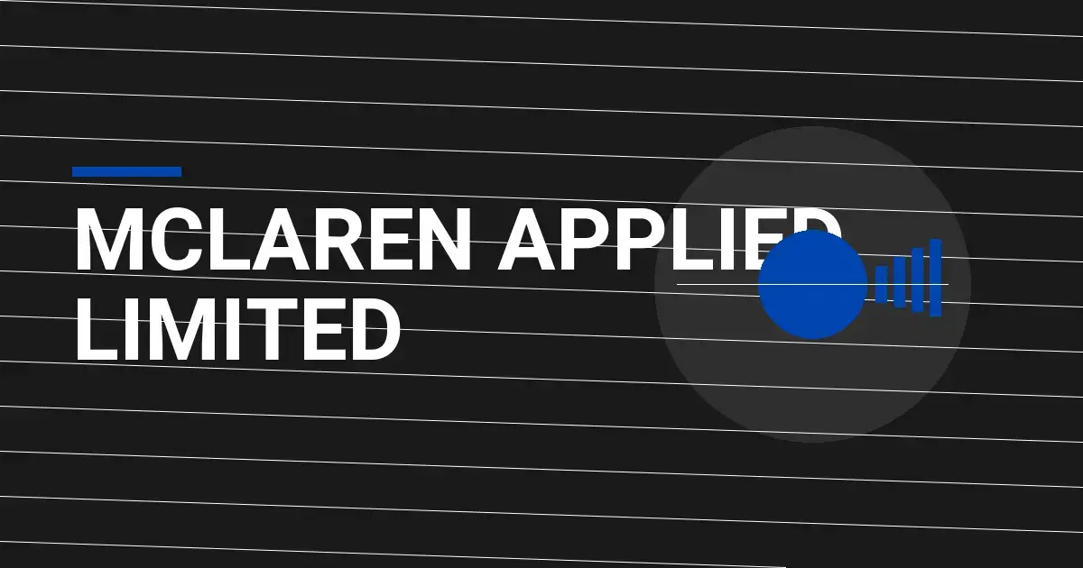 McLaren Applied Limited: Innovating the Future of Mobility and Technology